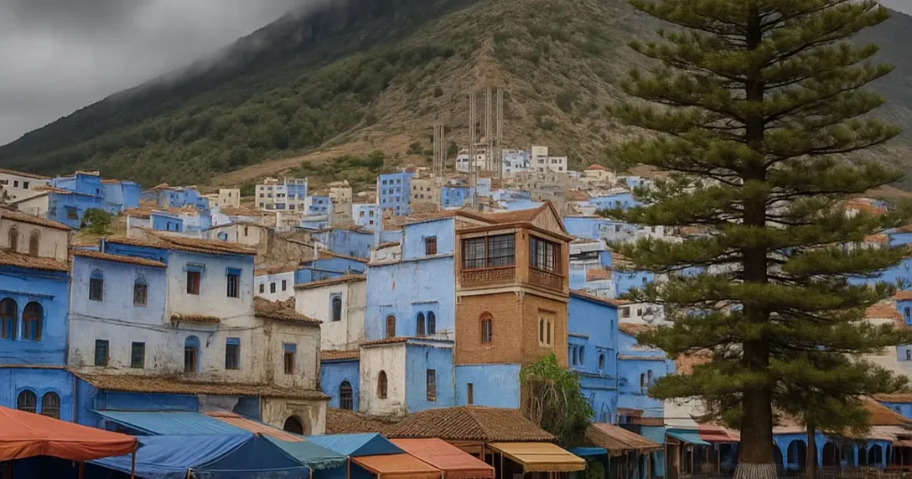 Most Instagrammable Places in Chefchaouen Plaza Uta el-Hammam